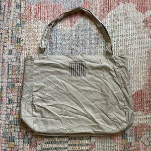 Lilith Tan Large Cotton Tote Bag